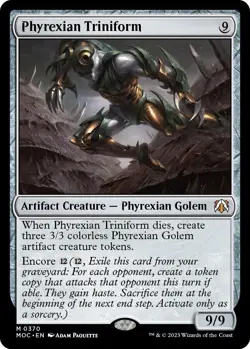 Phyrexian Triniform 0370 (REGULAR) MTG March of the Machine NM FRESH - Image 1