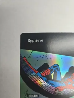 Reprieve Borderless Foil Marvel Spider-Man MTG Magic the Gathering - Image 3
