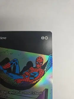 Reprieve Borderless Foil Marvel Spider-Man MTG Magic the Gathering - Image 4