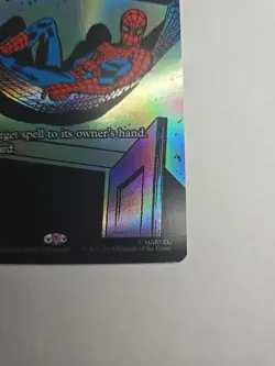 Reprieve Borderless Foil Marvel Spider-Man MTG Magic the Gathering - Image 5