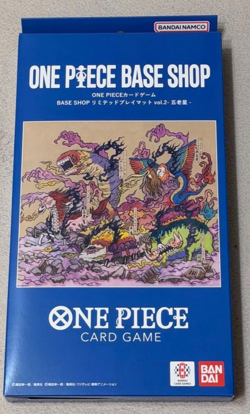ONE PIECE Card Game BASE SHOP Limited Vol.2 Five Elders Playmat & Promo Card Set - Image 3