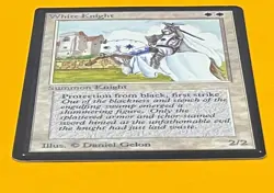 MTG WHITE KNIGHT Beta (OldManMTG 012-157) - Image 5