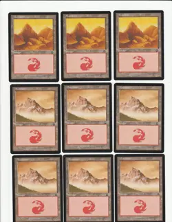 Lot of 50 Magic the Gathering MERCADIAN MASQUES Mountain Basic Lands - Image 5