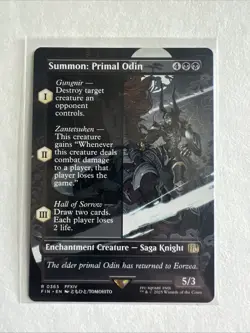 Summon: Primal Odin (Borderless) Final Fantasy Regular - Image 1