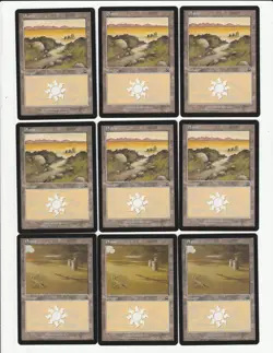 Lot of 50 Magic the Gathering MERCADIAN MASQUES Plains Basic Lands - Image 2