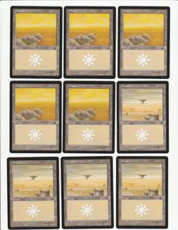 Lot of 50 Magic the Gathering MERCADIAN MASQUES Plains Basic Lands - Image 5