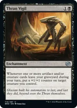 NM Foil - Thran Vigil [BRO - 114] The Brothers' War - Image 1