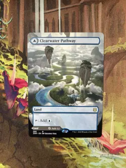 MTG Clearwater Pathway (Borderless) - 286 / English Near Mint - Image 1