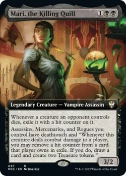 Foil - Mari, the Killing Quill (Extended Art) - 97 / NM / English MTG - Image 1