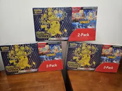 Lot of 3 Pokemon Surging Sparks Elite Trainer Box/Booster Bundle Costco 2-Pack - Image 1