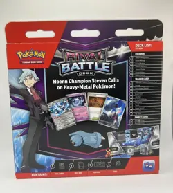 Pokemon Rival Battle Deck Steven's Beldum Illustration Metagross Ex New In Hand! - Image 3
