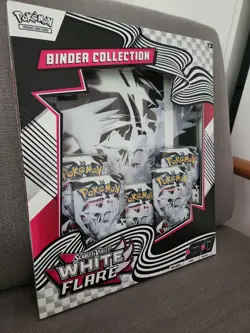 Pokemon White Flare Binder Collection Box - NEW SEALED - Image 1