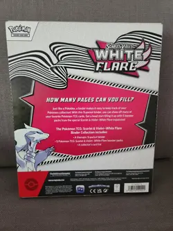 Pokemon White Flare Binder Collection Box - NEW SEALED - Image 3