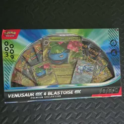 Pokemon TCG Venusaur ex & Blastoise ex Premium Collection Box *DAMAGED CORNER* - Image 1