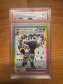 Pokemon TCG Umbreon ex SVP176 SV Scarlet & Violet Promo Holo PSA 9 English - Image 1