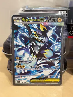 Pokemon Pitch Black Mega Zeraora EX SIR Special Illustration Rare 114/084 CLEAN - Image 1