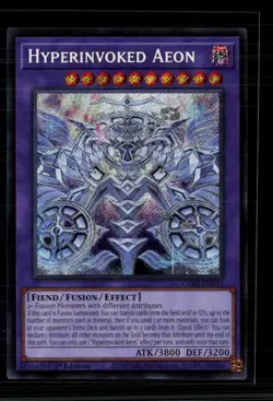 Yu-Gi-Oh! Hyperinvoked Aeon Chaos Origins Secret Rare • CORI-EN033 1st Edition - Image 1