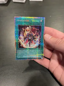 Invocation - "Sword" (Starlight Rare) CORI-EN053 Chaos Origins 1st Edition - Image 1