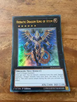 DUPO - EN092 - Hieratic Dragon King Of Atum - Ultra Rare : 1st Ed - Image 1