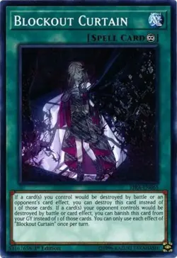 1 x Blockout Curtain - RIRA-EN065 - Common - 1st Edition Near Mint, English YGO - Image 1