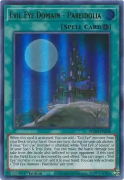 1 x Evil Eye Domain - Pareidolia - MP20-EN238 - Ultra Rare - 1st Edition Near Mi - Image 1