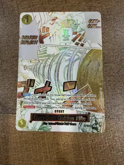 One Piece Adventure on Kami's Island Gum-Gum Golden Rifle Alternate Art OP15-116 - Image 1