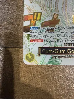 One Piece Adventure on Kami's Island Gum-Gum Golden Rifle Alternate Art OP15-116 - Image 4