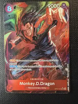 Bandai One PieceTCG Monkey D. Dragon OP07-015 SR ALT ART AKIRA EGAWA - Image 1
