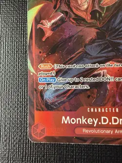 Bandai One PieceTCG Monkey D. Dragon OP07-015 SR ALT ART AKIRA EGAWA - Image 4