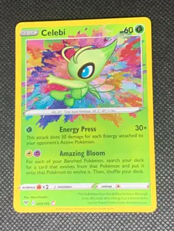 Celebi 009/185 - Vivid Voltage Pokemon Card - NM - Image 1