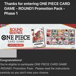 CONFIRMED Round 1 One Piece Card Promo (ENGLISH) ✅ PRESALE - 10 SEALED PACKS! - Image 1