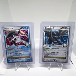 Pokemon TCG Platinum LV.X Holo 2-Card Lot Palkia 125/127 Dialga 122/127 - Image 1