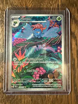 2023 Pokemon Obsidian Flames Gloom IR #198/197 Near Mint TCG Card - Image 1