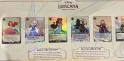 Disney Lorcana Curator's Collection Heroines Edition Promo Box 2024 (6 Cards) - Image 2