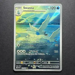 Pokemon TCG Swanna Card 110/086 White Flare Illustration Rare NEAR MINT - Image 1