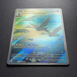 Pokemon TCG Swanna Card 110/086 White Flare Illustration Rare NEAR MINT - Image 2