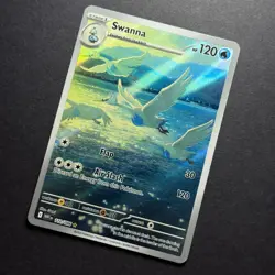 Pokemon TCG Swanna Card 110/086 White Flare Illustration Rare NEAR MINT - Image 3