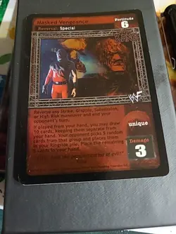 WWE WWF Raw Deal card game - Masked Vengeance for Kane - Image 1