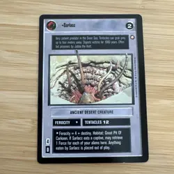 Star Wars CCG Decipher Trading card Sarlacc - Image 1