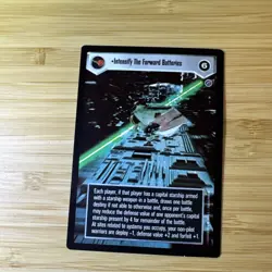 Star Wars CCG Decipher Trading card Intensify The Forward Batteries - Image 1