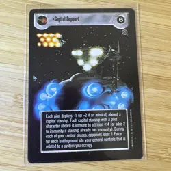 Star Wars CCG Decipher Trading card Capital Support - Image 1