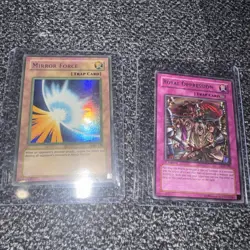 Yu-Gi-Oh! Mirror Force MRD-138 LP Card Rare HEAVY FADED HOLO FOIL - Image 4