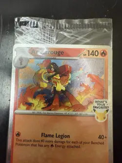 Armarouge Pokemon Best Buy Promo Card 2026 Pitch Black SEALED NM - Image 2