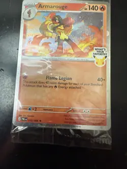 Armarouge Pokemon Best Buy Promo Card 2026 Pitch Black SEALED NM - Image 3