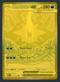 *PACK FRESH* Mega Darkrai ex Pitch Black 120/084 Pokemon Card B13 - Image 1