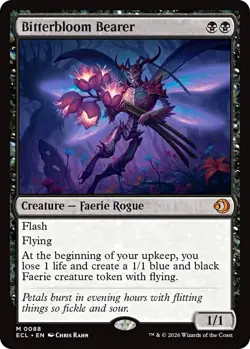 Magic: The Gathering Bitterbloom Bearer 0088 Mythic Flash Flying - Image 1