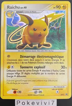 Carte Pokemon RAICHU DP21 HOLO PROMO Diamant et Perle D&P FR OCCASION - Image 1
