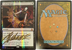 Cabal Ritual Signed Kieran Yanner From the Vault Lore - Foil Signed/Autographed - Image 1