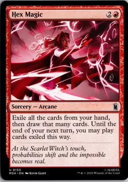 Hex Magic 133 Uncommon Marvel Super Heroes Magic: The Gathering Near Mint - Image 1