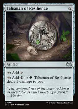 x4 Talisman of Resilience U MTG Commander: Duskmourn: House of Horror M/NM, Engl - Image 1